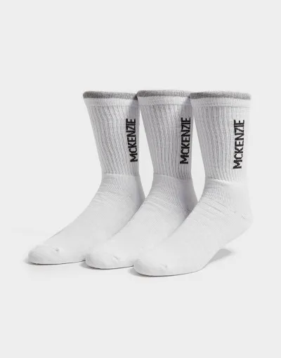 McKenzie  Zokni MCKENZIE SKARPETY 3PK SPORT WHTSOCK PACK 