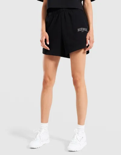 Reebok Sort REEBOK-RÖVIDNADRÁG PREP CHENILLE