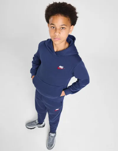 Nike Kapucnis pulóver K NSW CLUB FLC HDY LBR Kamasz