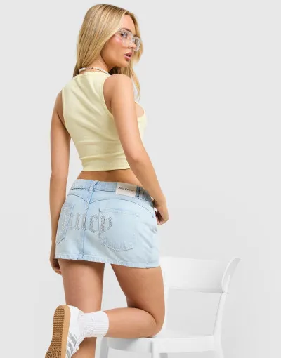 Juicy Couture  Szoknya JUICY COUTURE-SZOKNYA BLEACH WASH 