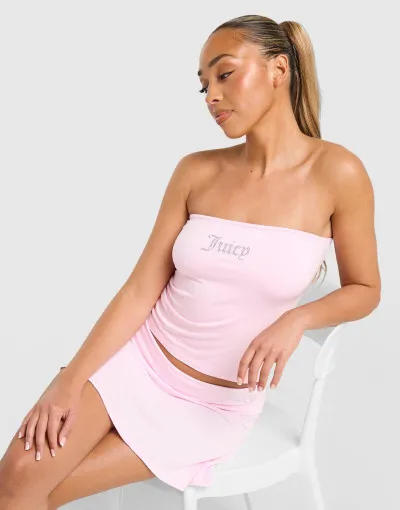 Juicy Couture  Rövid top Diamante Longline Bandeau 