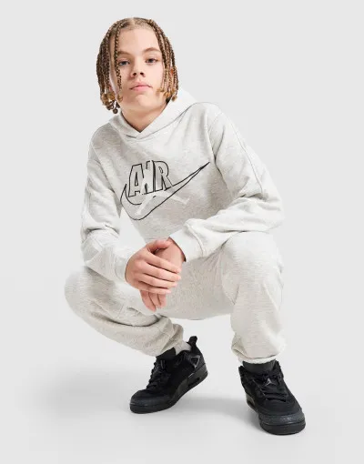 Jordan Kapucnis pulóver JORDAN BLUZA Z KAPTUREM JM SWOOSH HD GRY Kamasz
