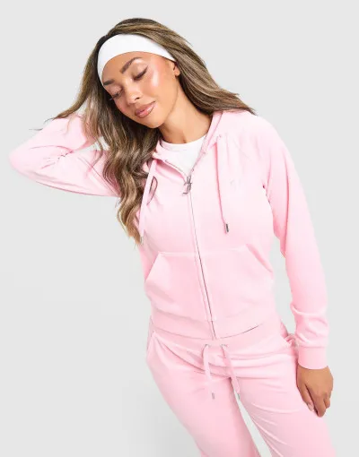 Juicy Couture Kapucnis pulóver JUICY COUTURE-BLUZA ROZPINANA MADI