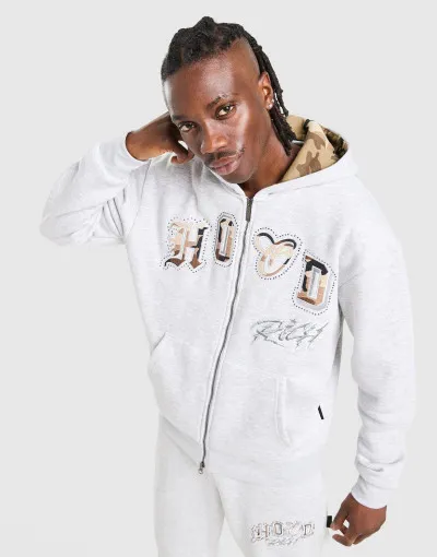 Hoodrich Kapucnis pulóver HOODRICH-BLUZA ROZPINANA IRON CAMO