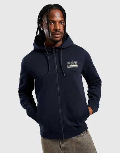 Emporio Armani Kapucnis pulóver EA7 TRAIN LOGO SERIES M HOODIE ZIP